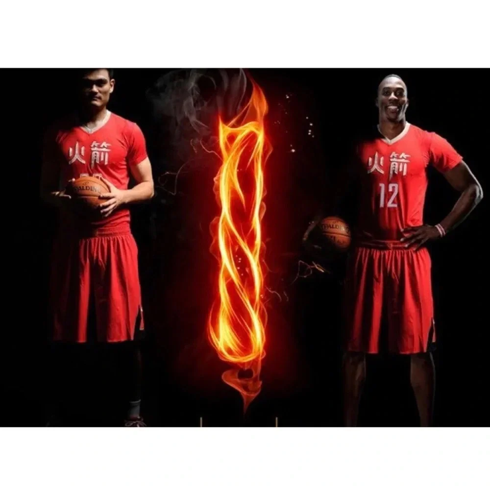 Houston Rockets Chinese New Year Adidas Jersey XL